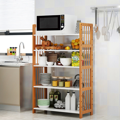Lo scaffale di legno di condimento della spezia dello scaffale di a microonde della cucina ha personalizzato