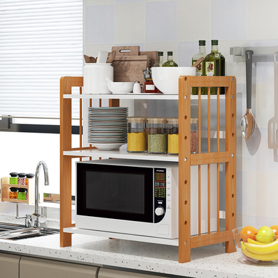 Panettieri di legno indipendenti microonda della cucina ed unità dello scaffale di Oven Stand del tostapane