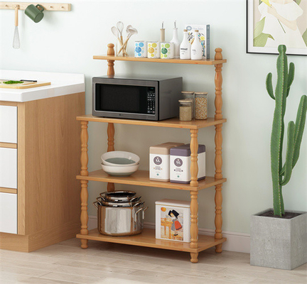 scaffale multifunzionale di Oven Rack Kitchen Appliance Storage di microonda di 4 file