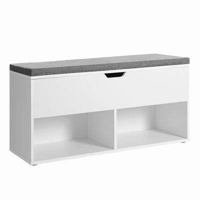 Armadietto di legno della scarpa della piccola del cubo dell'ingresso dello SGS mobilia del portascarpe con Seat