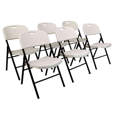 Plastica d'acciaio pieghevole portatile all'aperto accatastabile della sedia per gli eventi