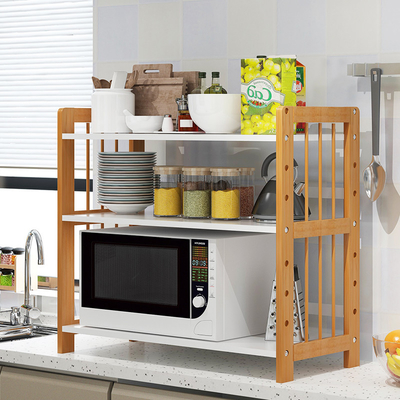Panettieri di legno indipendenti microonda della cucina ed unità dello scaffale di Oven Stand del tostapane