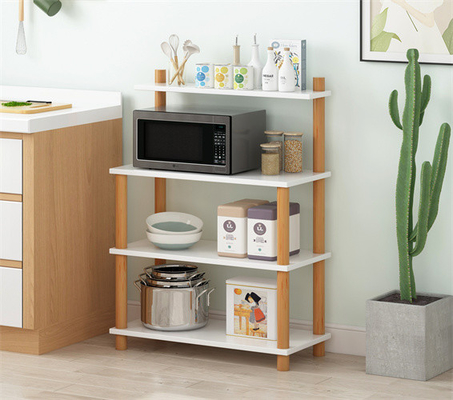 scaffale multifunzionale di Oven Rack Kitchen Appliance Storage di microonda di 4 file