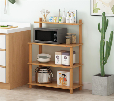 scaffale multifunzionale di Oven Rack Kitchen Appliance Storage di microonda di 4 file