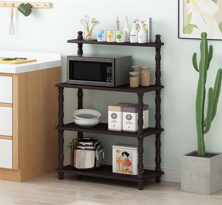 scaffale multifunzionale di Oven Rack Kitchen Appliance Storage di microonda di 4 file