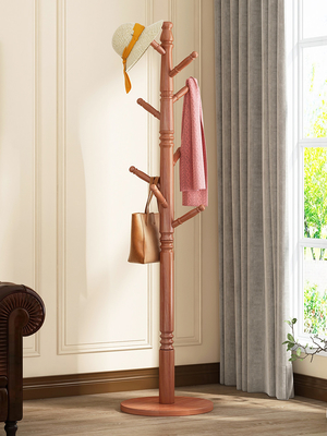 Gancio regolabile del supporto del cappotto dell'angolo dell'albero per il fondo rotondo delle cartelle del panno della stanza