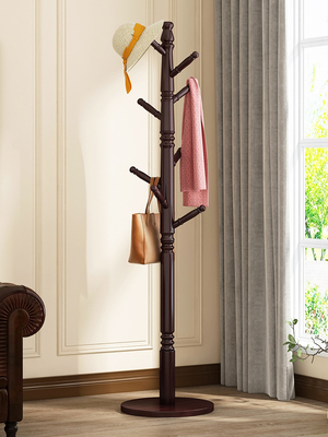 Gancio regolabile del supporto del cappotto dell'angolo dell'albero per il fondo rotondo delle cartelle del panno della stanza