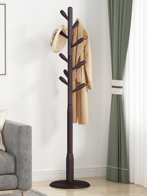Legno di pino dello scaffale del gancio del supporto dell'albero del cappotto del cappello dell'indumento del ODM con 8 ganci