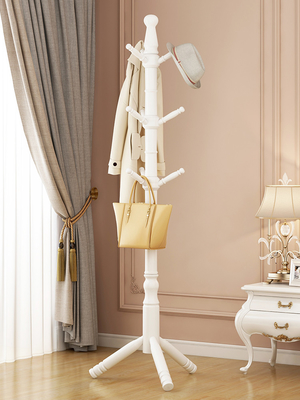 Albero di legno su misura del cappotto del pino del supporto del gancio dello scaffale del cappotto per la camera da letto