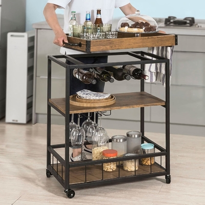 Carretto moderno della cucina del caffè del Odm per stoccaggio dell'ortaggio da frutto