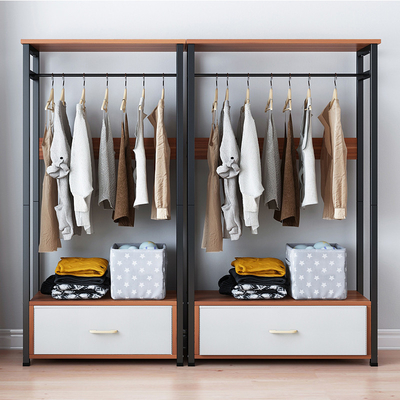 Mobilia d'attaccatura dello scaffale della camera da letto dell'abbigliamento del gabinetto di legno moderno dello scaffale per la casa