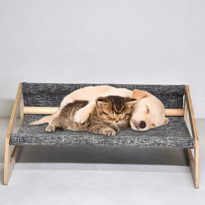 Sonno di legno amichevole di Sofa Raised Dog Bed Wood del cane di Eco