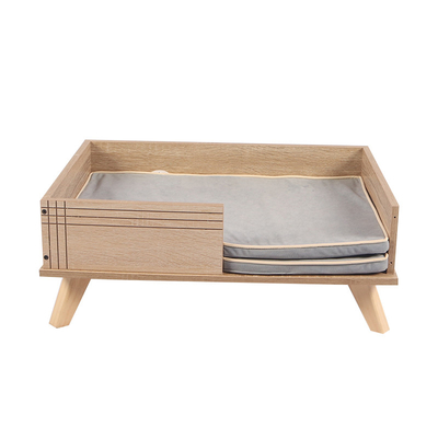 Grande letto di legno dell'interno su ordinazione dell'animale domestico per Cat Dog