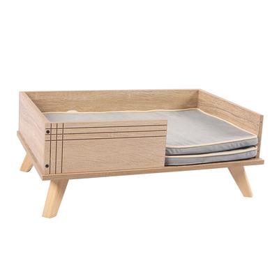 Grande letto di legno dell'interno su ordinazione dell'animale domestico per Cat Dog